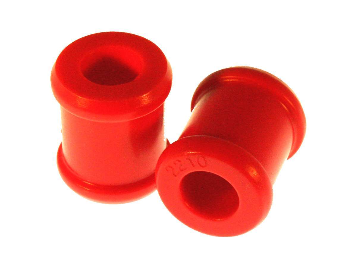 Energy Suspension 9.8116R Shock End Bushing, 5/8 Inch Inner Diameter, 1-1/16 Inch Outer Diameter, 1-7/16 Inch Length, Polyurethane, Red, Pair