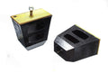 Energy Suspension 9.9104G Hyper-Flex Square Bump Stop Kit, 4.5 Inch Length, Polyurethane, Black, Pair