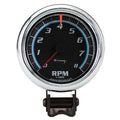 EQUUS E6078 6000 Series 8000 RPM Electric Analog Tachometer with 3-3/8 Inch Diameter Black Dial