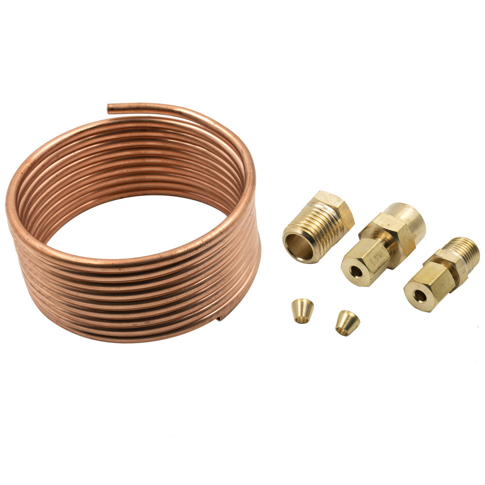 EQUUS E9901 Copper Tubing Kit 1/8 Inch Diameter, 6 Feet Length with Fittings