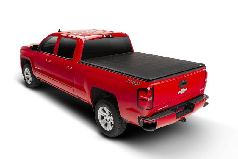 EXTANG Trifecta 2.0 Tonneau Cover for 2007-2013 GM Fullsize Trucks with 5 ft 9 in Bed, Folding Bed Rail Attachment, Vinyl Top in Black