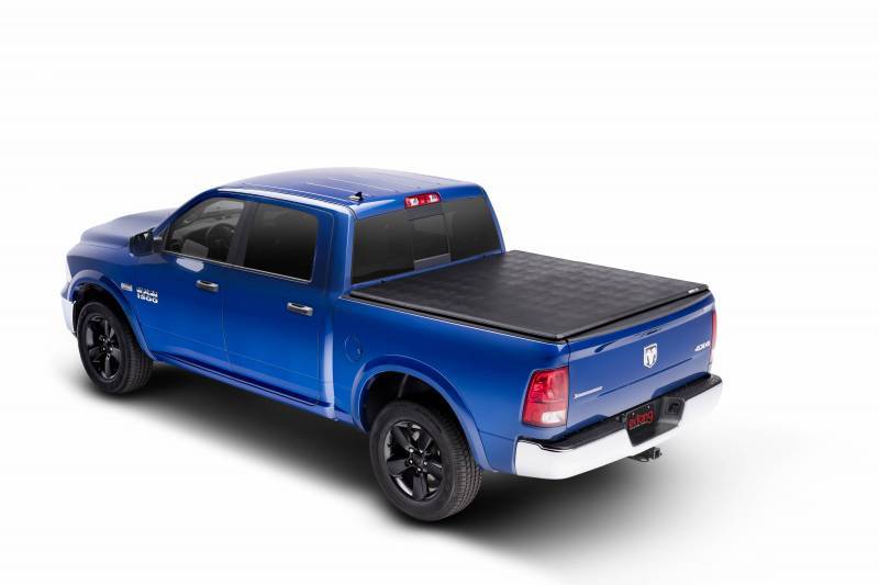 EXTANG Trifecta 2.0 Tonneau Cover for 2003-2008 Dodge Ram 6.5 ft Bed, Folding Bed Rail Attachment Vinyl Top Black