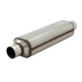 Flowmaster Hushpower II Muffler 12518304 with 2.5 Inch Inlet and Outlet, 18 Inch Length, Stainless Steel