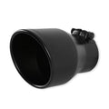Flowmaster 15407B Stainless Steel Exhaust Tip with Black Ceramic Coating, 3-Inch Inlet, 4.5-Inch Round Outlet, 7-Inch Length