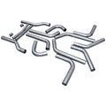 Flowmaster U-Fit Dual Exhaust Pipe Kit Part 15936 with 2.5 Inch Diameter Steel, Aluminized Finish