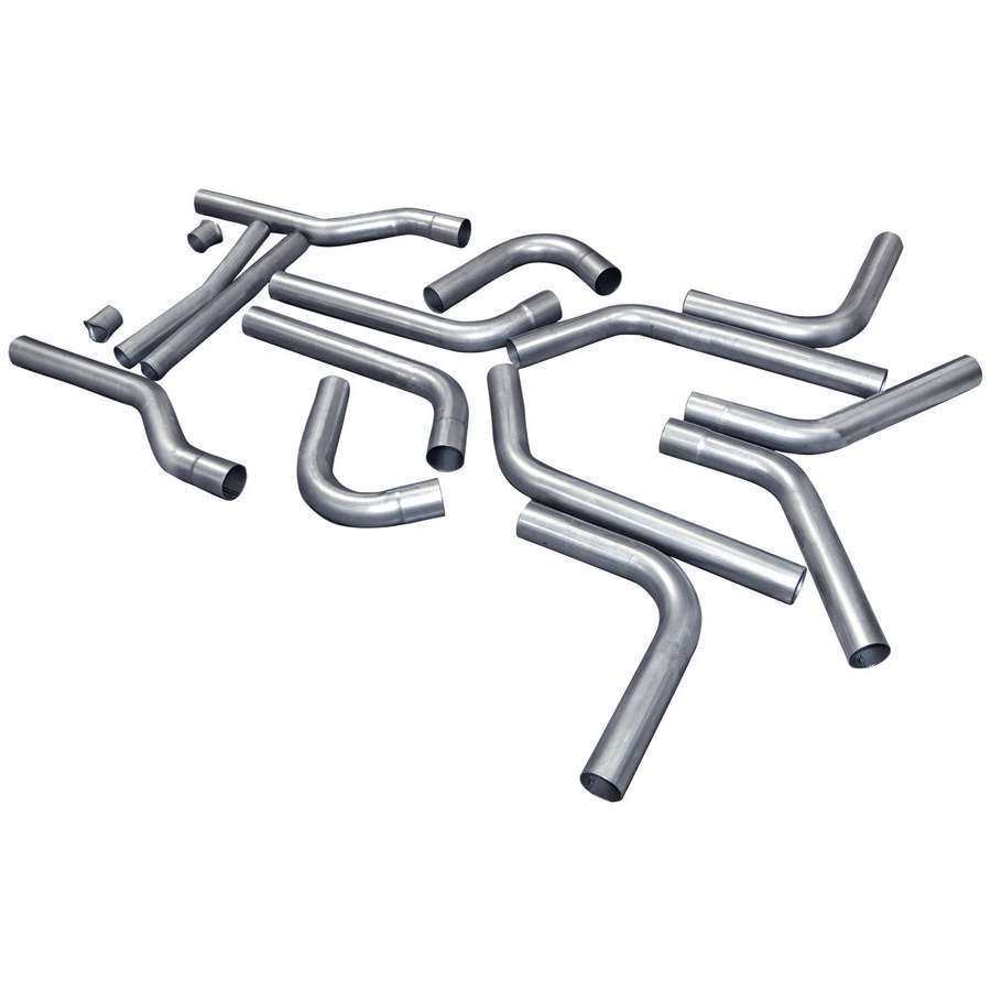 Flowmaster 15937 U-Fit Dual Exhaust Pipe Kit with 3-Inch Diameter Steel Pipe
