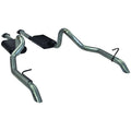 Flowmaster American Thunder Cat-Back Exhaust System for 1987-1993 Ford Mustang GT, 2.5 Inch Diameter, Dual Rear Exit, Steel, Aluminized