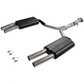 Flowmaster 17153 Force II Cat-Back Exhaust System for Chevrolet Corvette 1986-1990 with Dual Rear Exit and 2.25-Inch Diameter Steel Tubing