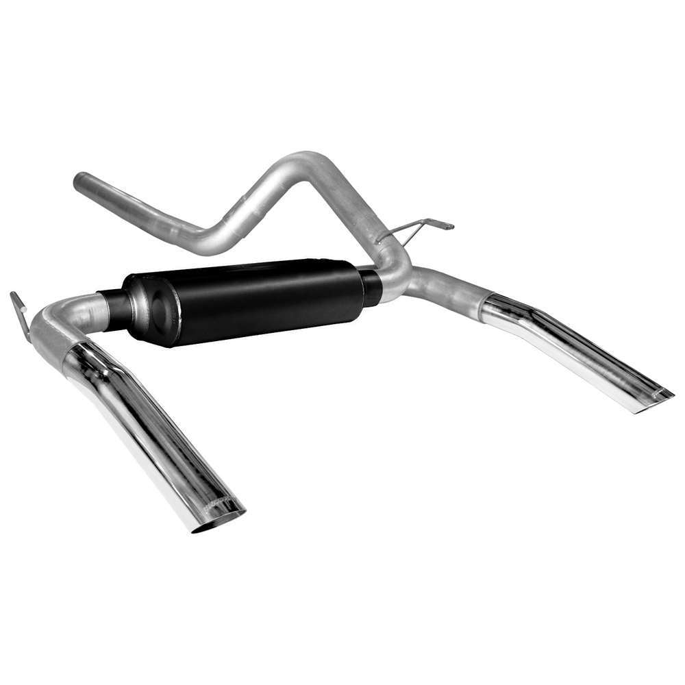 Flowmaster 17199 American Thunder Cat-Back Exhaust System for GM F-Body 1998-2002 with 3 Inch Diameter Dual Rear Exit and Polished Tips
