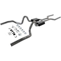 Flowmaster 17200 American Thunder Header-Back Exhaust System for 1968-1972 GM A-Body with 3-Inch Diameter and Dual Rear Exit