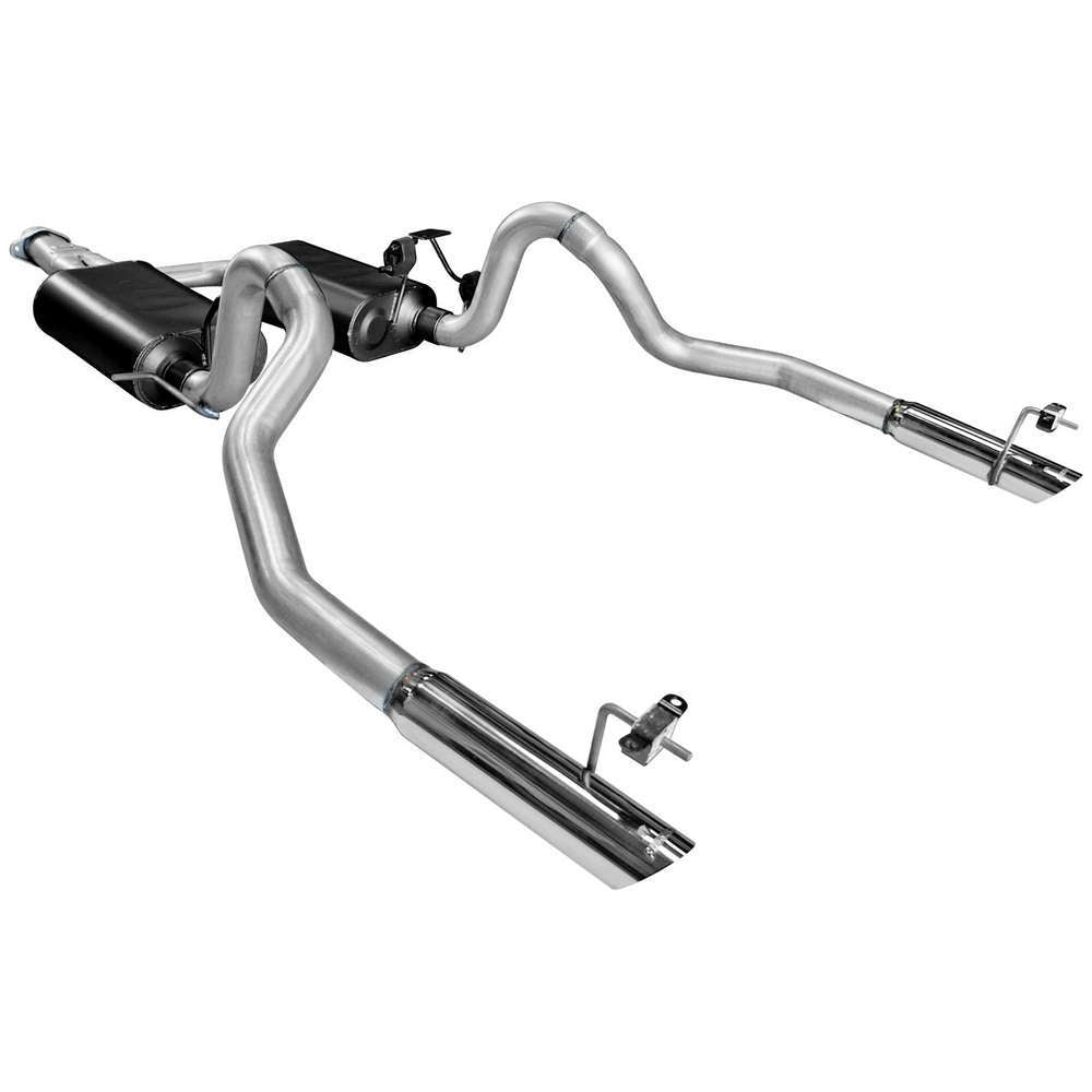 Flowmaster Force II Cat-Back Exhaust Kit for Ford Mustang 1999-2004 with 2.5 Inch Dual Rear Exit and 3 Inch Polished Tips