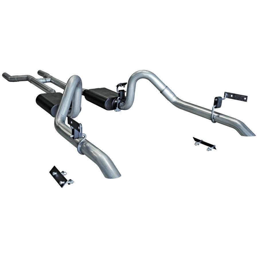 Flowmaster American Thunder Exhaust System for Ford Mustang 1967-1970 with 2.5 Inch Dual Rear Exit