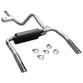 Flowmaster American Thunder Cat-Back Exhaust Kit for 1998-2002 GM F-Body V6 with 2.5 Inch Dual Exhaust and Polished Tips