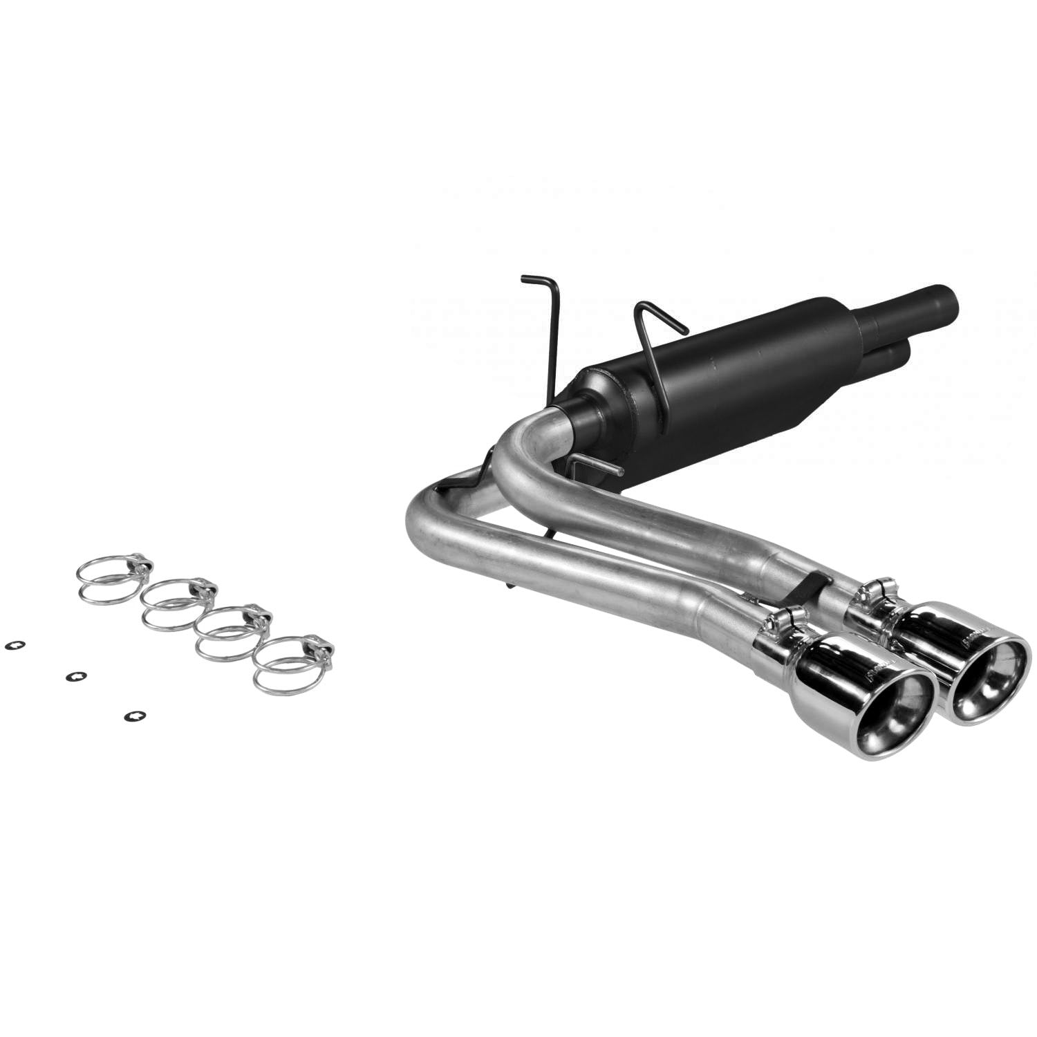 Flowmaster 17367 American Thunder Cat-Back Exhaust System for Ford Lightning 1999-2004, Dual Side Exit, 2.5 Inch Diameter, Polished Tips