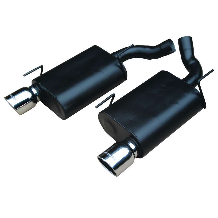 Flowmaster Force II Axle-Back Exhaust Kit for 2005-2010 Ford Mustang GT, Dual Rear Exit with 2.5 Inch Diameter and Polished Tips
