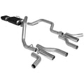 Flowmaster 17425 American Thunder Cat-Back Exhaust System for Toyota Tundra 2000-2006 with 3-Inch Dual Side Exit and Polished Tips