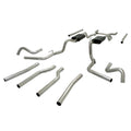 Flowmaster 17654 American Thunder Crossmember Back Exhaust Kit for GM C10 Trucks 1967-1972 with 2.5-inch Exhaust Pipe and Tips