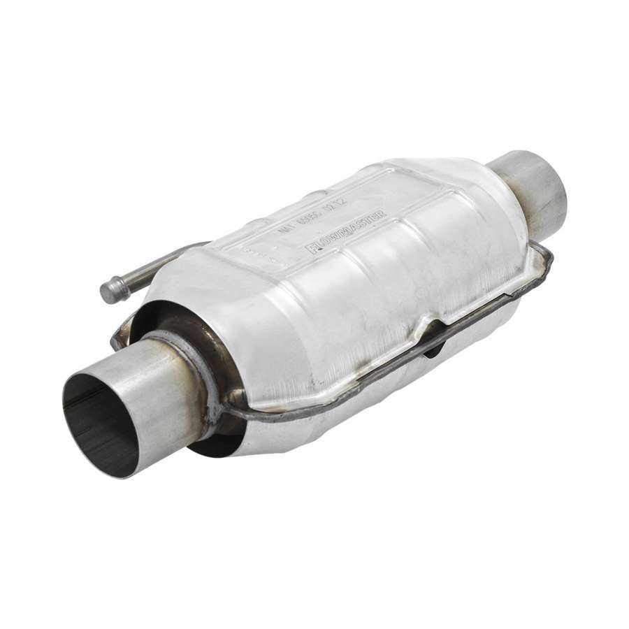 Flowmaster 2250230 Catalytic Converter with 3-Inch Inlet and Outlet, Oval Shape, 6.125 x 4 Inch Case, 16-Inch Length, Stainless Steel Natural Finish
