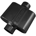 Flowmaster 325108 10 Series Delta Force Race Muffler with 2.5-Inch Inlet and Outlet, Oval Steel Body, Black Finish