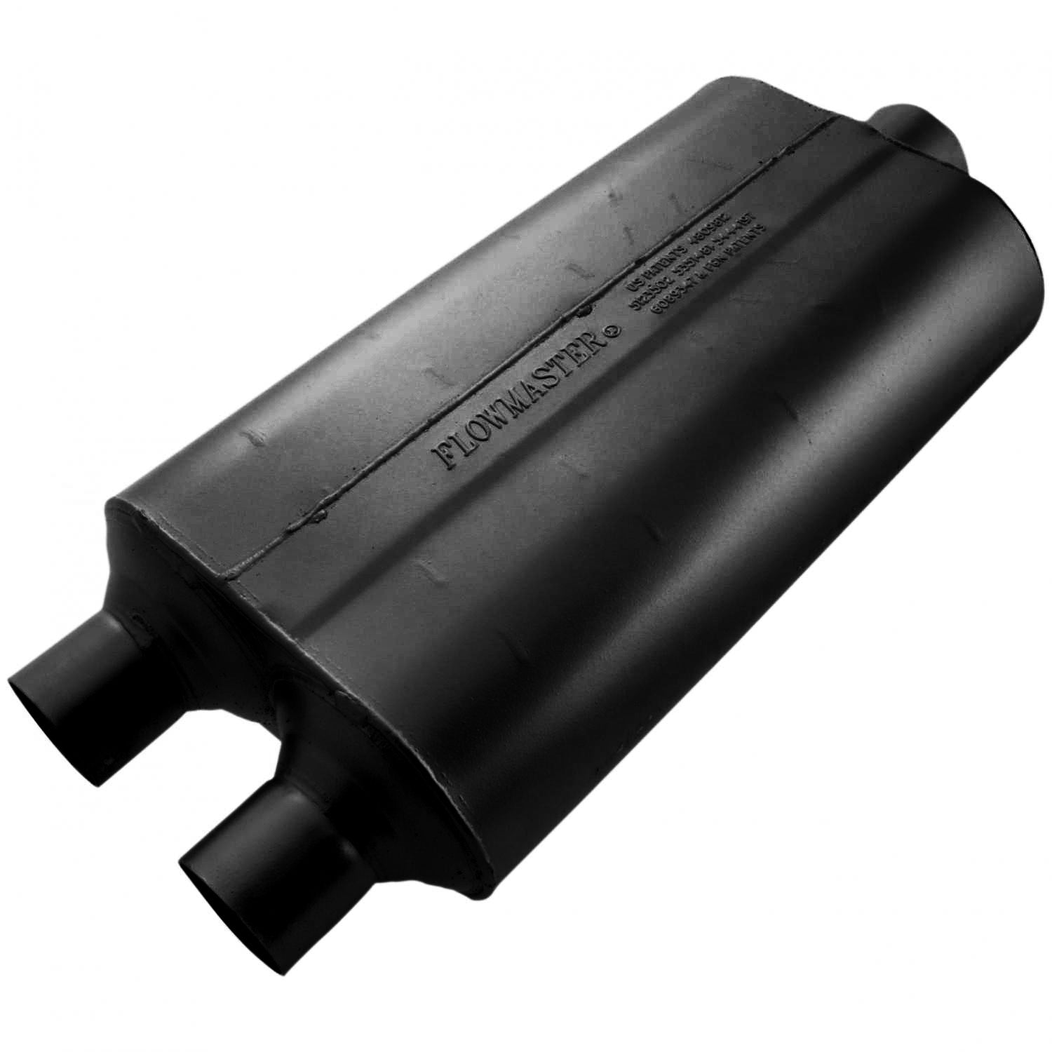 Flowmaster 524553 50 Series Performance SUV Muffler with Dual 2.25 Inch Inlets and 3 Inch Center Outlet