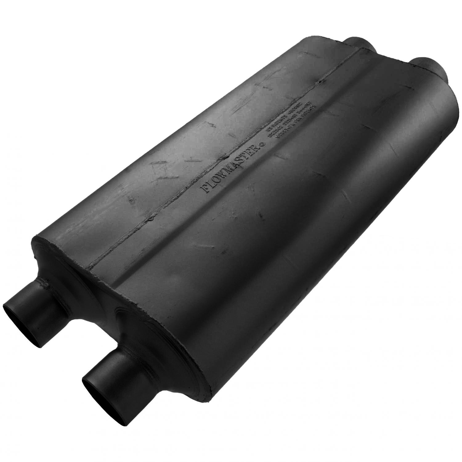 Flowmaster 530504 50 Series Big Block Muffler with Dual 3 Inch Inlets and Dual 2.5 Inch Outlets