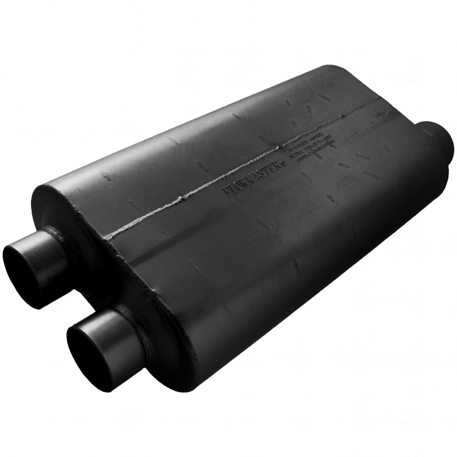 Flowmaster 530513 50 Series Big Block Truck Muffler with Dual 3-inch Inlets and 3.5-inch Offset Outlet