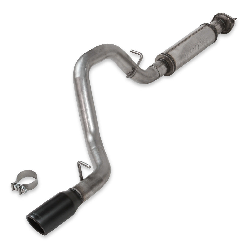 Flowmaster FlowFx Cat Back Exhaust Kit for Jeep Wrangler TJ 2000-2006 with 2.5 Inch Diameter and Black Ceramic Tip