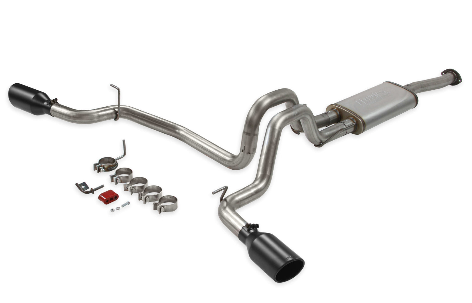 Flowmaster 717918 FlowFX Cat-Back Exhaust Kit for Toyota Tacoma 3.5L with 2.5 Inch Dual Side Exit and Black Ceramic Tips