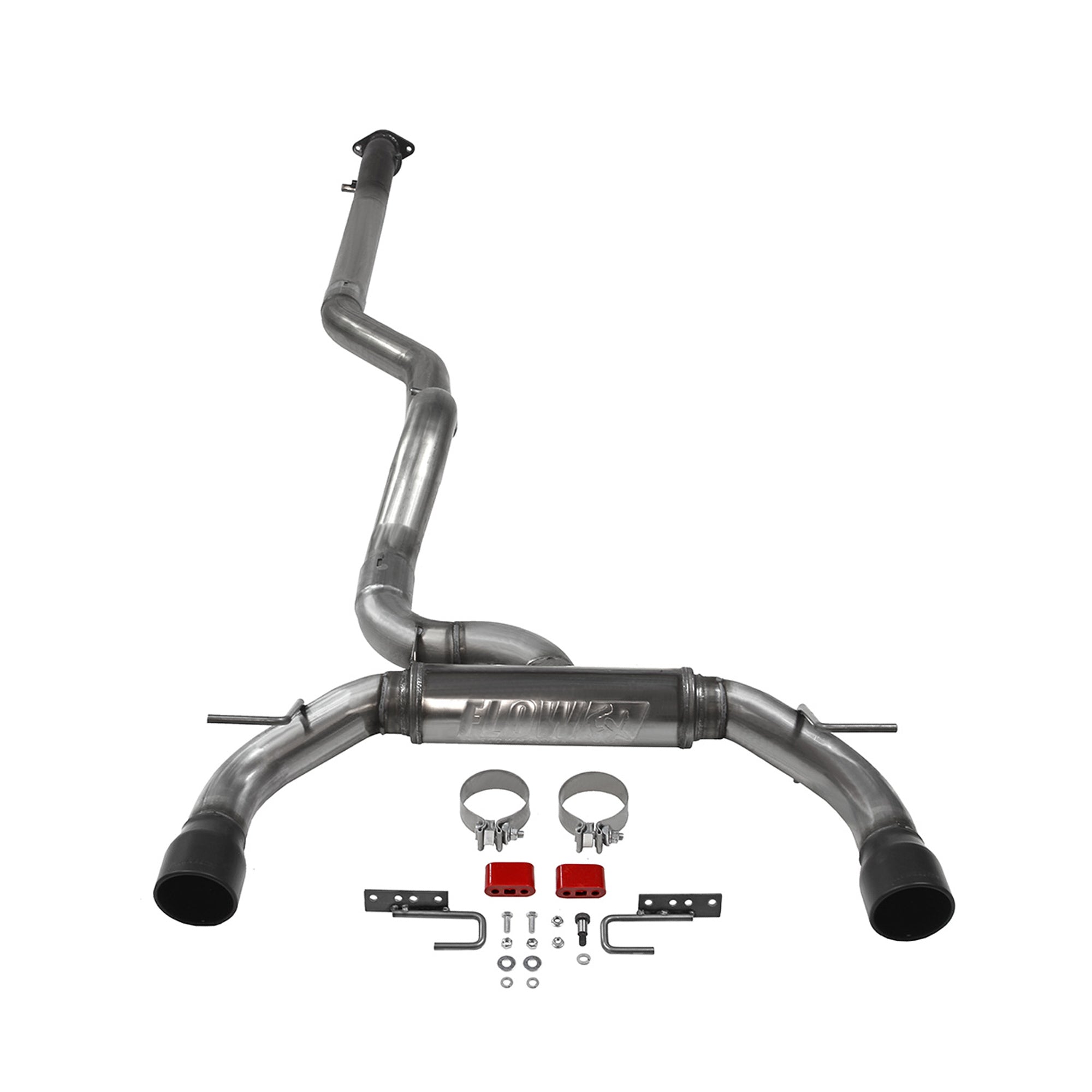 Flowmaster FlowFX Cat-Back Exhaust System for Ford Bronco 2.3L & 2.7L, Dual Rear Exit with 4-Inch Black Tips