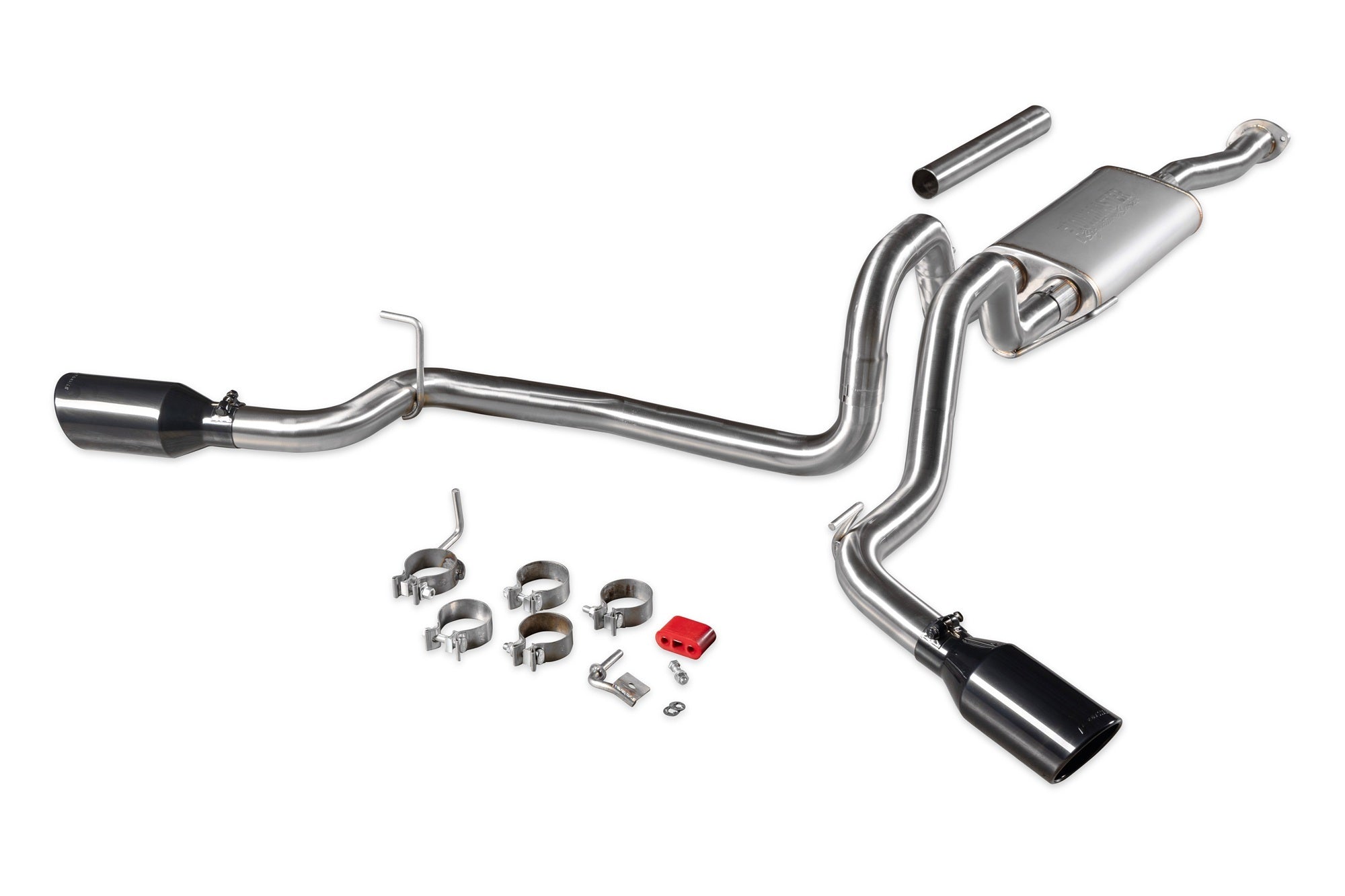 Flowmaster Signature Series Flow FX Cat Back Exhaust Kit for Toyota Tacoma 3.5L, 2.5 Inch Diameter, Natural Stainless Steel, 4.5 Inch Tip