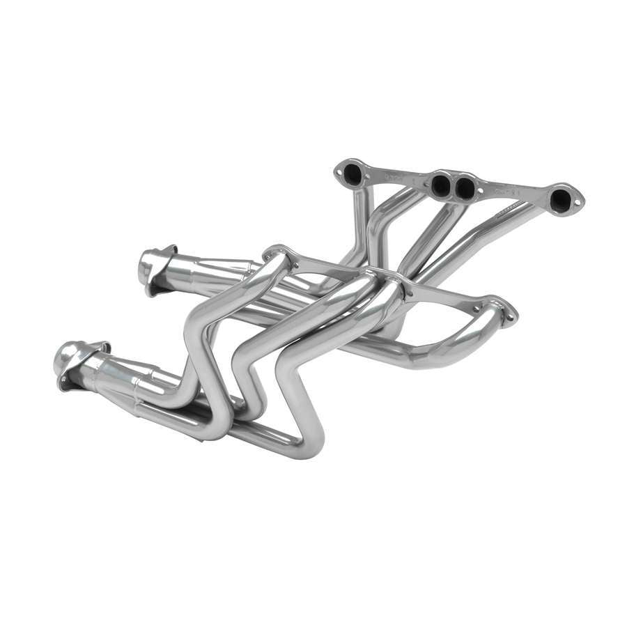 Flowmaster 814110 Scavenger Series Elite Exhaust Headers for Small Block Chevy, 1.625 Inch Primary Tubing, 3 Inch Collector, Stainless Steel with Silver Ceramic Finish, Fits GM A-Body, B-Body, F-Body, G-Body, X-Body 1964-1989, Pair
