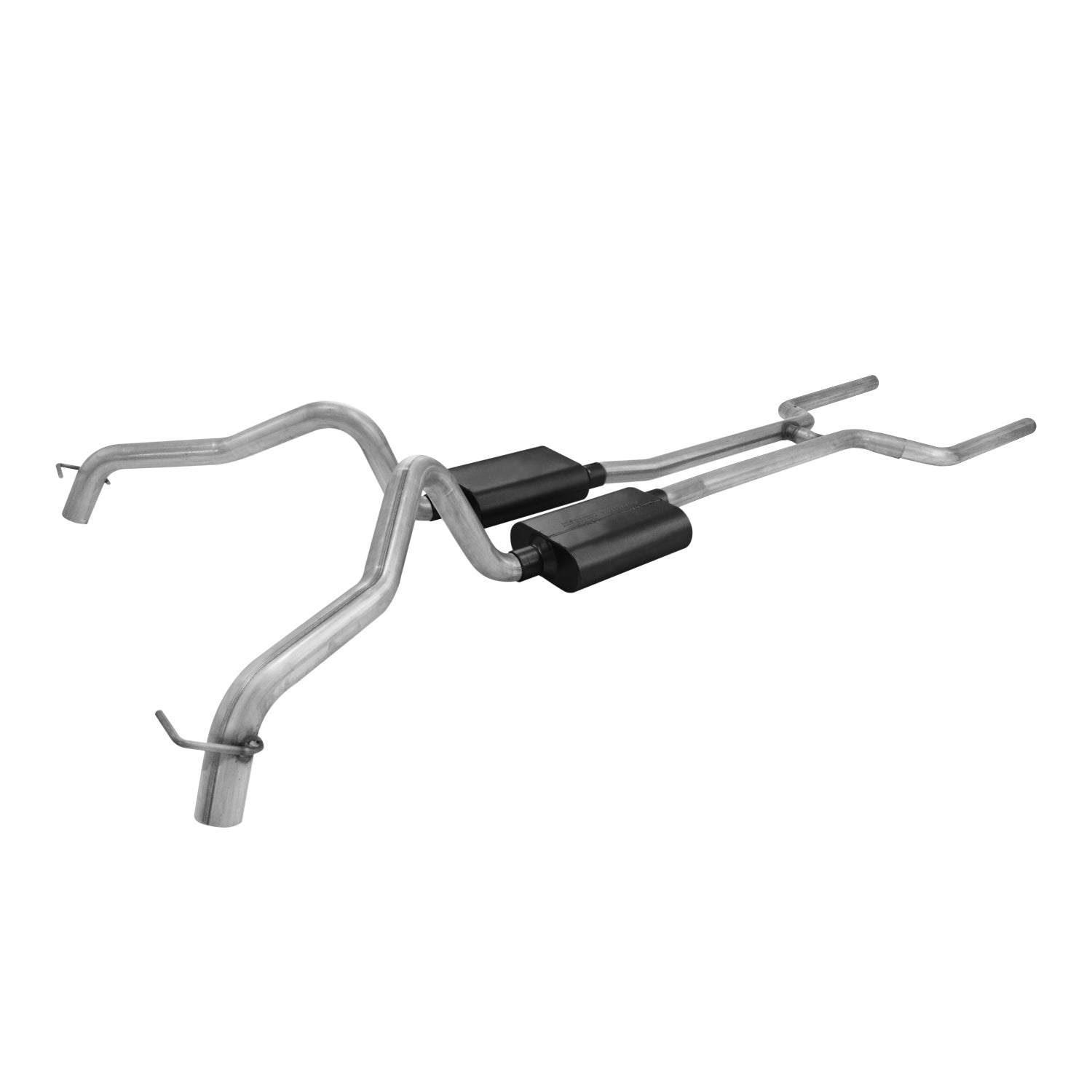 Flowmaster 817158 American Thunder Header-Back Exhaust System for Chevy V8 1968-1974 Nova