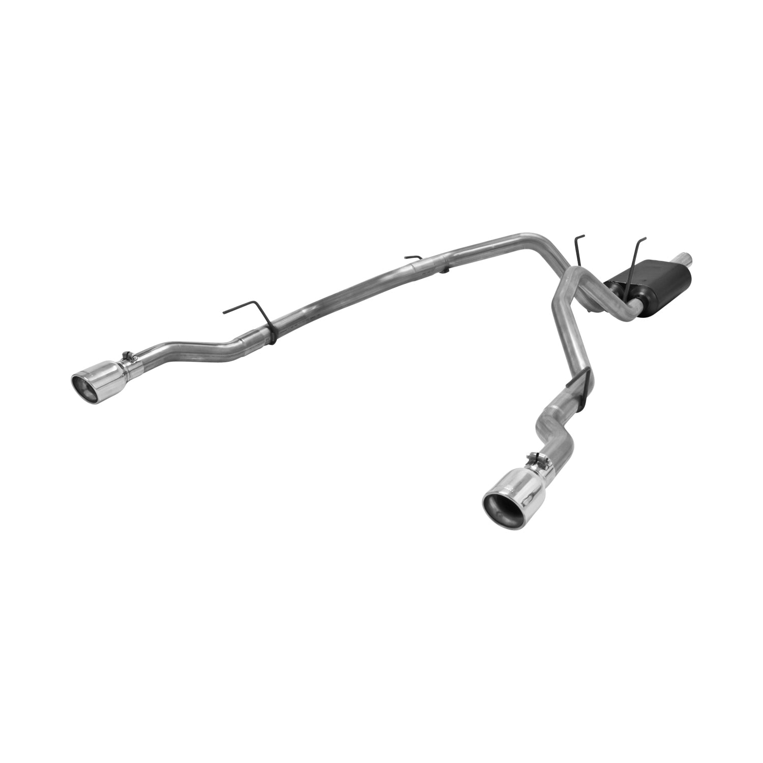 Flowmaster American Thunder Cat-Back Exhaust System for Dodge Ram 5.7L (2009-2024), 3 Inch Tailpipe and 4 Inch Tips, Stainless Steel Natural Finish