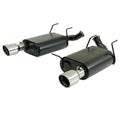 Flowmaster 817497 American Thunder Axle-Back Exhaust Kit for 2011-2014 Ford Mustang 3.7L with 2.5-inch Stainless Steel Tailpipes and Black Tips