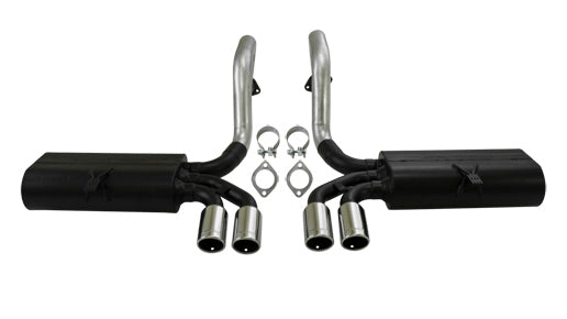 Flowmaster Force II Axle-Back Exhaust Kit for 1997-2004 Chevrolet Corvette 5.7L with 2.5-inch Tailpipe and 3-inch Tips
