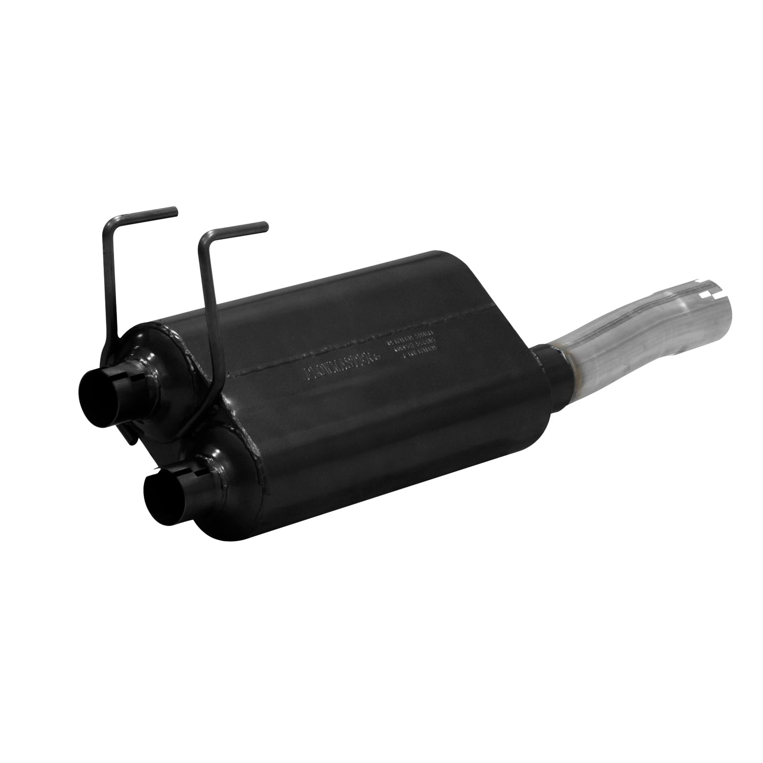 Flowmaster 817568 American Thunder Muffler for Dodge Ram 1500 2009-2016 with 3 Inch Offset Inlet and Dual 2.25 Inch Outlets