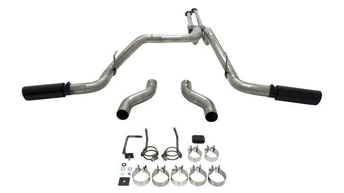 Flowmaster 817692 Outlaw Cat-Back Exhaust System for Toyota Tundra 2009-2021 with 2.5 Inch Tailpipe and 4 Inch Tips