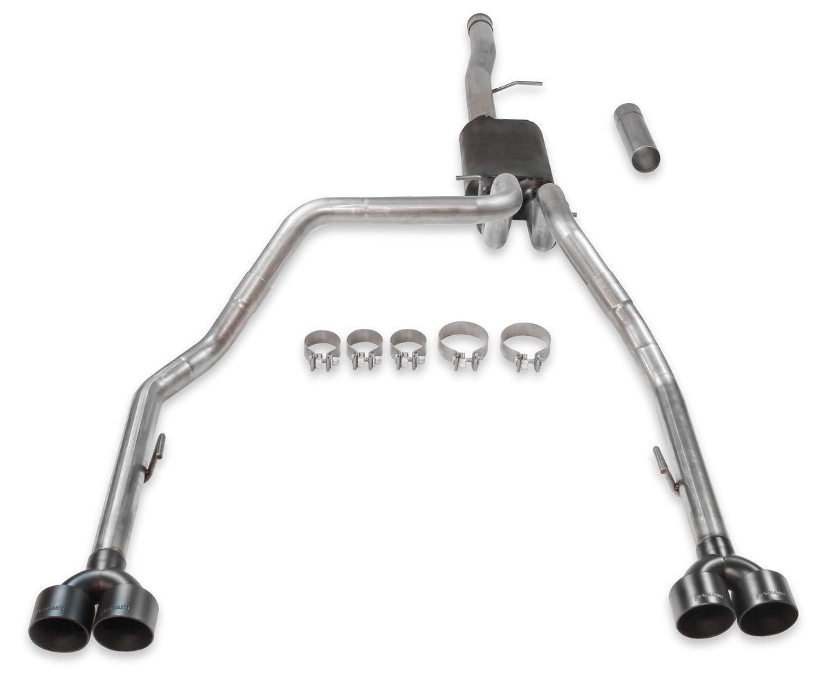 Flowmaster 817891 American Thunder Cat-Back Exhaust System for 2019-2023 GM Silverado 1500 6.2L with Dual Rear Exit and Black Ceramic Tips