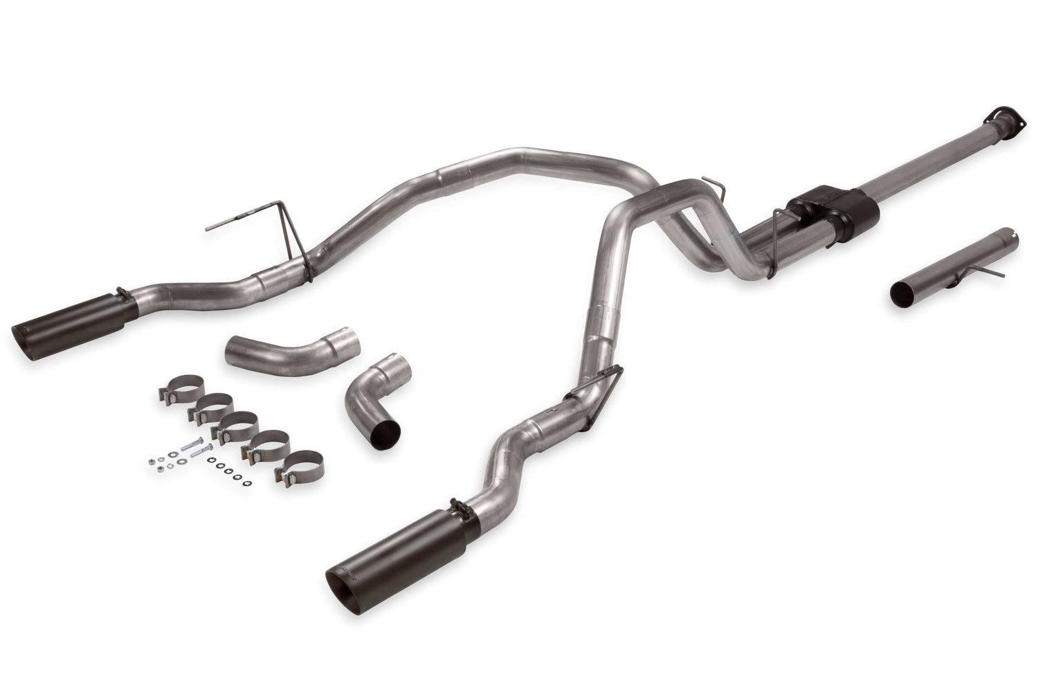 Flowmaster 817936 Outlaw Cat-Back Exhaust System for Ram 1500 5.7L, 3-inch Diameter, Dual Rear Exit with 4-inch Black Tips