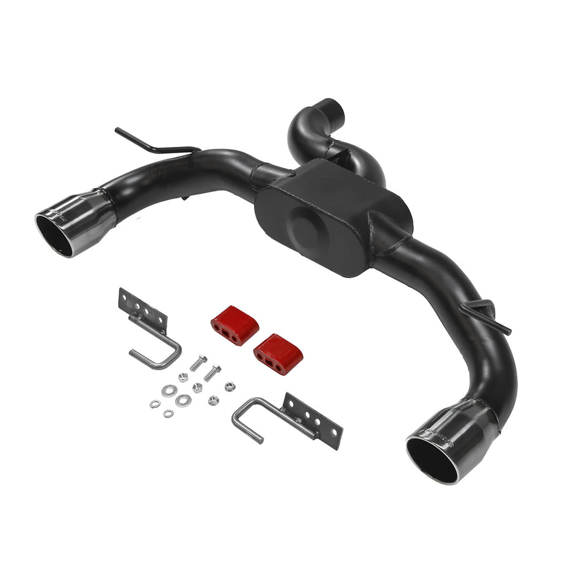Flowmaster 818120 Outlaw Axle-Back Exhaust System for Ford Bronco 2021-2025 with 3 Inch Dual Rear Exit and Black Chrome Tips