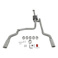 Flowmaster 818147 Force II Cat-Back Exhaust System for Ford F-150 with 2.7L, 3.5L, and 5.0L Engines, Dual Rear Exit, 2.5 inch Diameter, Polished 4 inch Tips