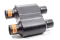 Flowmaster Super 10 Series Muffler 2.50 Inch Dual Inlet and Outlet Stainless Steel Black Finish