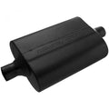 Flowmaster 942040 40 Series Delta Flow Muffler with 2 Inch Inlet and Outlet, Steel, Black Finish