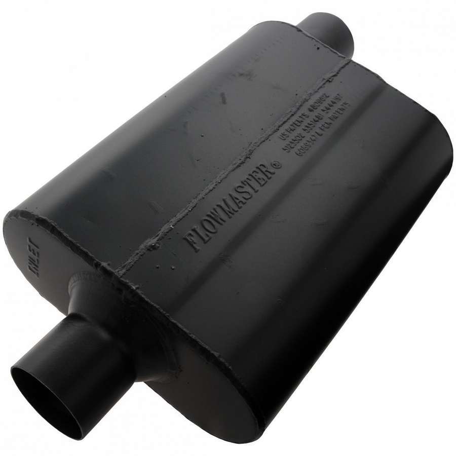 Flowmaster Super 44 Series Muffler 2.5 Inch Inlet and Outlet Steel Black Finish