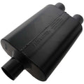 Flowmaster Super 44 Series Muffler 2.5 Inch Center Inlet Dual Outlets Steel Black Finish