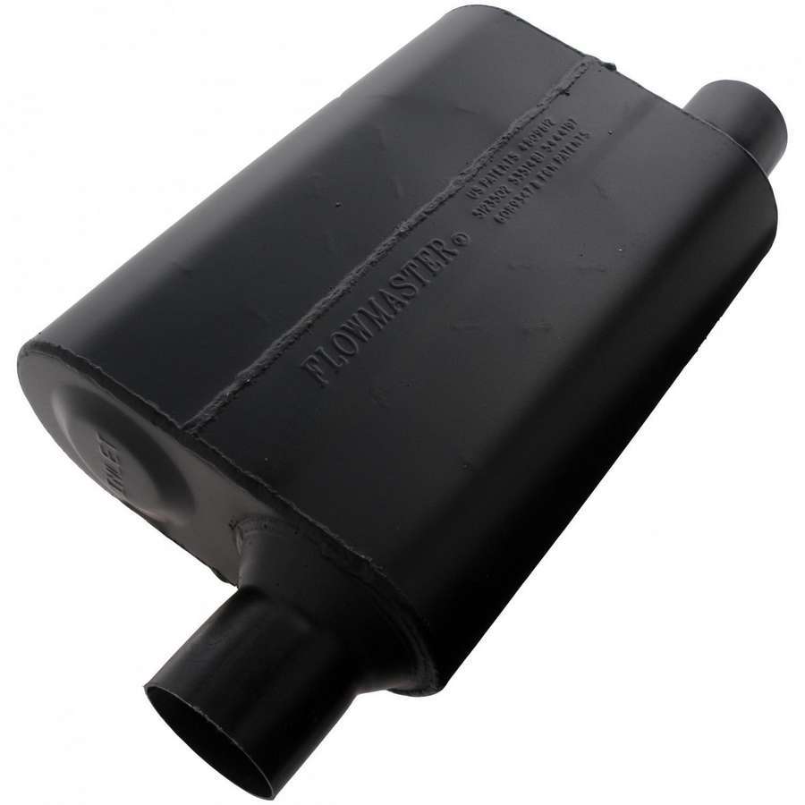 Flowmaster Super 44 Series Muffler Part Number 942549 with 2.5 Inch Offset Inlet and Outlet
