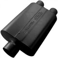 Flowmaster 9430402 40 Series Delta Flow Muffler with 3-Inch Center Inlet and Dual 2.5-Inch Outlets