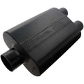 Flowmaster Super 44 Series Muffler Part 9430452 with 3-Inch Center Inlet and Dual 2.5-Inch Outlets
