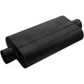 Flowmaster 943050 50 Series Delta Flow Muffler with 3-Inch Center Inlet and Outlet, Steel, Black Finish
