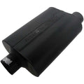 Flowmaster Super 40 Series Muffler Part Number 953047 with 3 Inch Inlet and Outlet, 13.5 Inch Length, Steel Construction, Black Finish